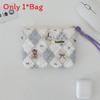 Cute Floral Cotton Wallet With Zip Pouch For Daily Use And Travel Storage For Girls