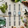 Casio AQ-230A-2A1MQYDF Watch Gray Standard Turquoise Bracelet