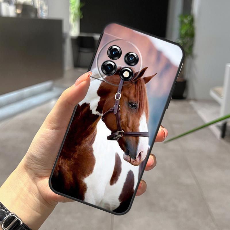 Animal Steed Horse Case For OnePlus Nord 5 CE 2 3 4 Lite N20 N30 OnePlus 15 R 13 12 11 10 Pro 10T 12R 13R Cover