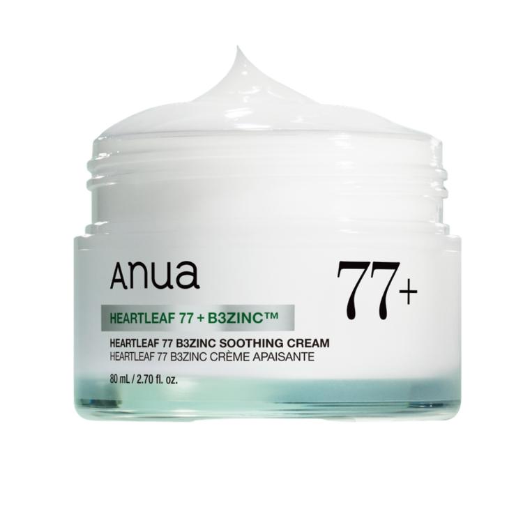

[ANUA] Heartleaf 77 B3 Zinc Soothing Cream Double Pack + Tube, Calming Blemish Barrier Care, 80 ml × 2 + 80 g Tube