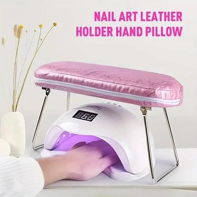 1pc-Therapist-Recommended Hand Cushion - Professional Nail Art Support with Memory Foam Comfort