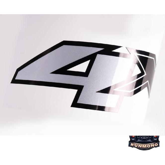 4x4 Decals for Chevrolet Silverado (Black & Gray-01)