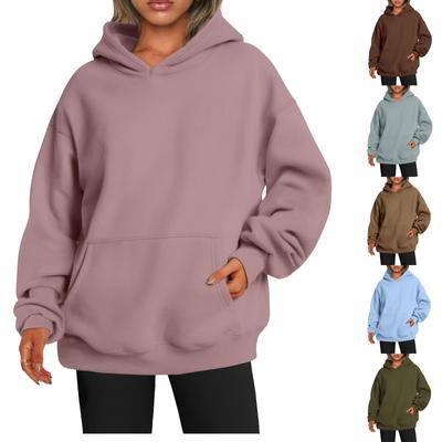 Womens Oversized Sweatshirts Fleece Hoodies Long Sleeve Shirts Pullover Fall Clothes with Pocket