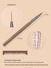 Japanese Coffee Color Acrylic Nail Art Brush Set: Light Therapy, French, and Sweeping Pens