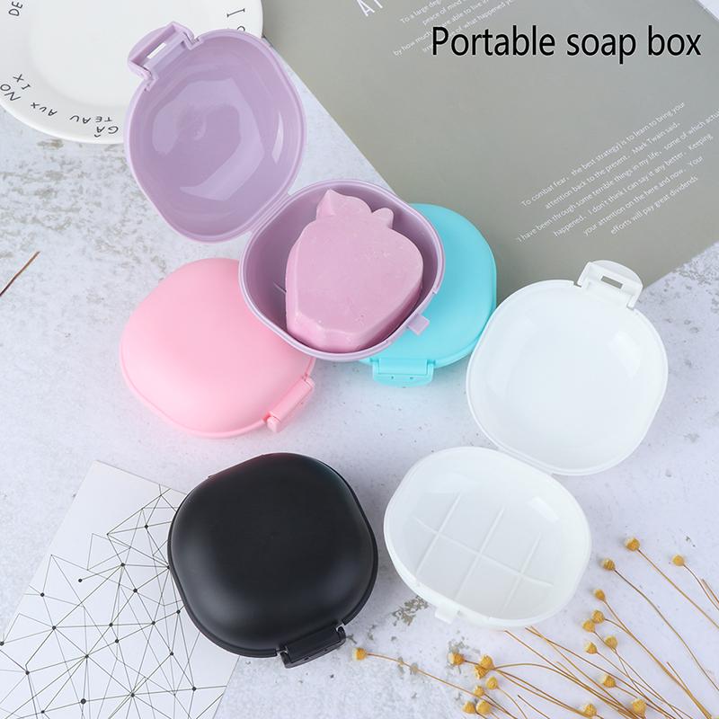Portable Soap Container Plastic Cases Travel Hiking Solid Holder Eco-friendly Soap Dish Soap Box Bathroom Products Easy to Carry