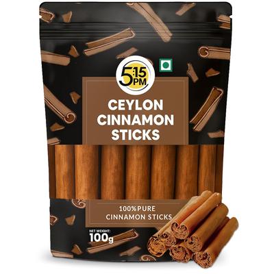 5:15 PM Bâtonnets de Cannelle de Ceylan Originaux Pack de 100g | Bâtonnets Aromatiques Dalchini Sri-Lankais pour la Pâtisserie & le Thé