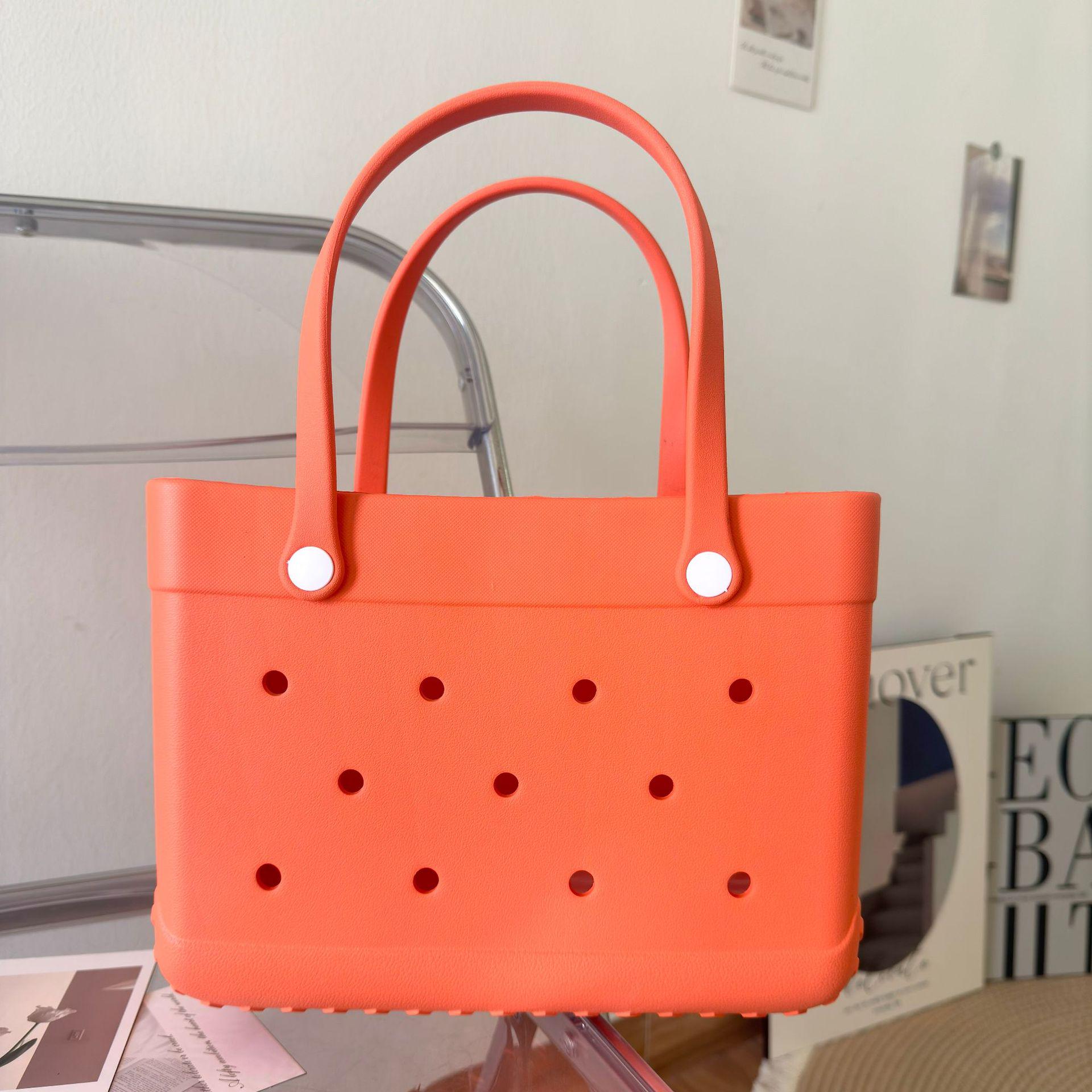 

Creative Cartoon Women s Summer Waterproof Beach Handbag EVA Casual Versatile 2025 26x10x19cm (with DIY decorations)