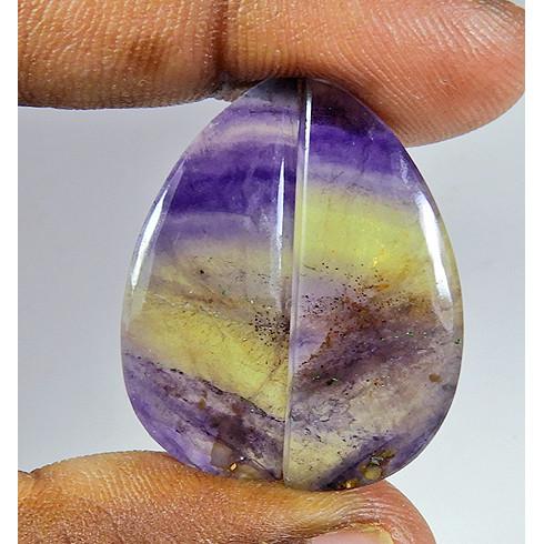 

43Cts. Natural Fluorite Matched Pair Fancy Cabochon Loose Gemstone Pair PP-858