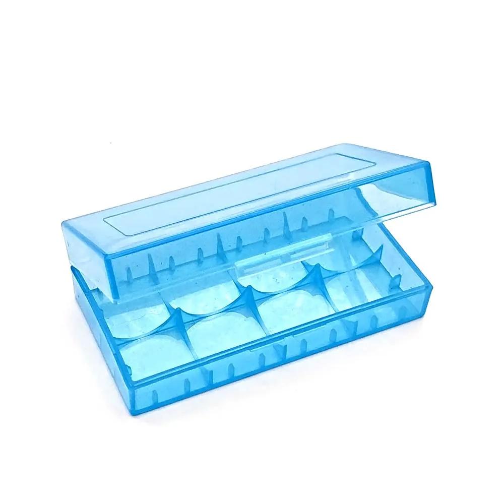 18650 16340 Batteriefach Halter Box Aufbewahrung Farbe Optional Blau/Rosa/Weiß/Grün/Gelb Fassung für 2 Stück 18650/4 Stück 16340 Batterien