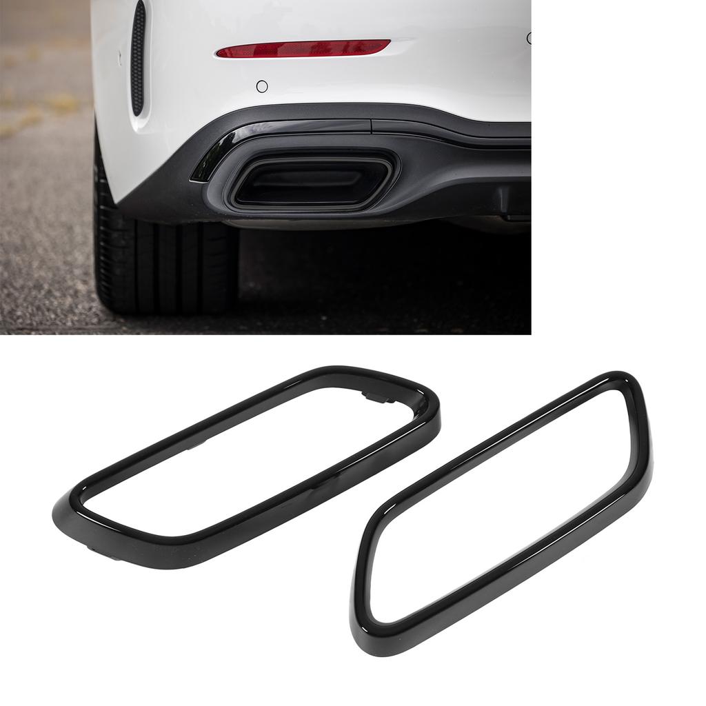 Exhaust Tip Cover Trims Bezel Replacement for C‑Class W206 06 Line 2022 Onwards