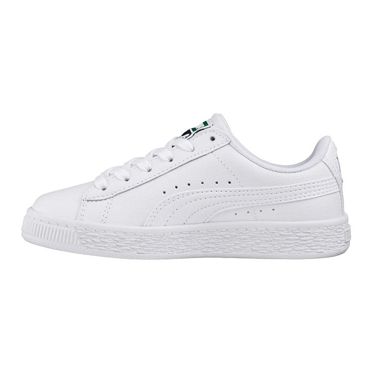 (GS) PUMA Basket Classic JR White Kids 364503-04 EU 35.5