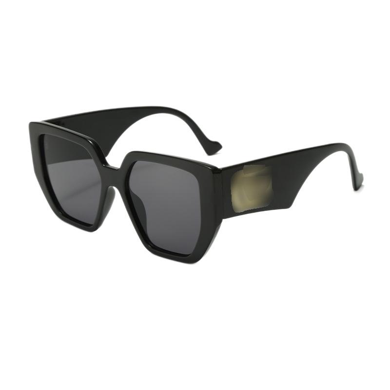 New Large Frame Square Sunglasses - European & American High-end Women's Fashion Acetate Glasses