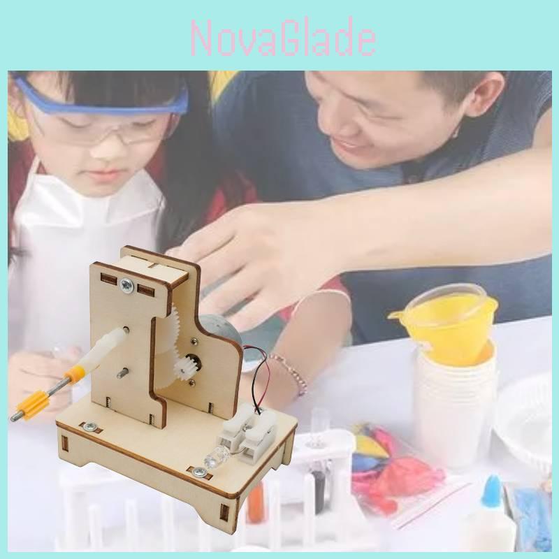 Elementary And Middle School Science Experiment Hand-cranked Generator Diy Technology Small Production Educational Science Model Stem Education