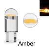 2/10pcs W5W 194 T10 Glass Housing Cob LED Car Bulb 3000K 6000K White Blue Red Wedge License Plate Lamp Dome Light