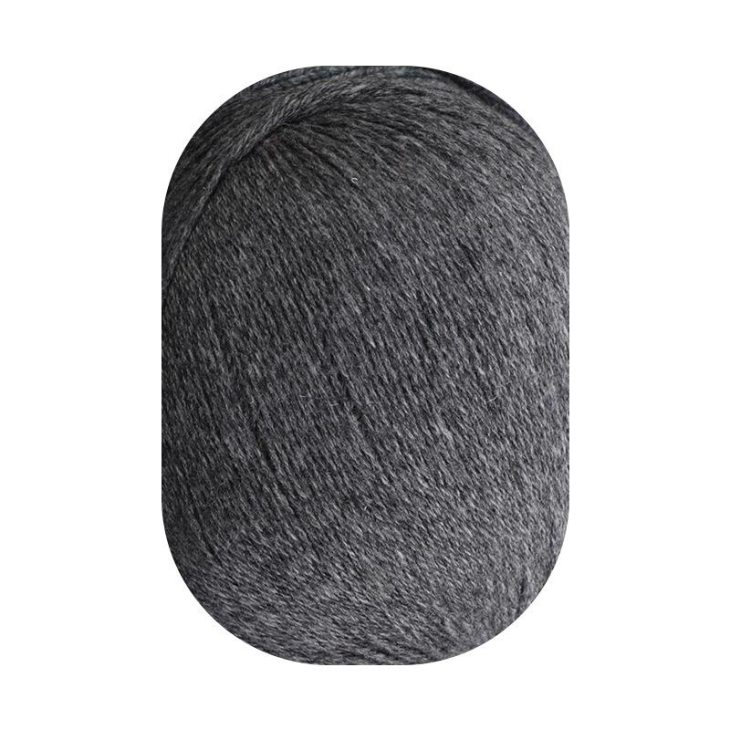 Alashan Cashmere Yarn: 6+6 Goat, Mink Blend, Medium-Thick Hand-Knitting Yarn for Scarves