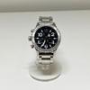 Used NIXON 42-20 Minimized Quartz Watch Silver Black Dial Watch Men's