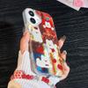 Bracelet Chain Shockproof Phone Case For iPhone 12 Funda iPhone 11 13 15 14 16 Pro Max 12promax Hard Plastic Cover With Lanyard