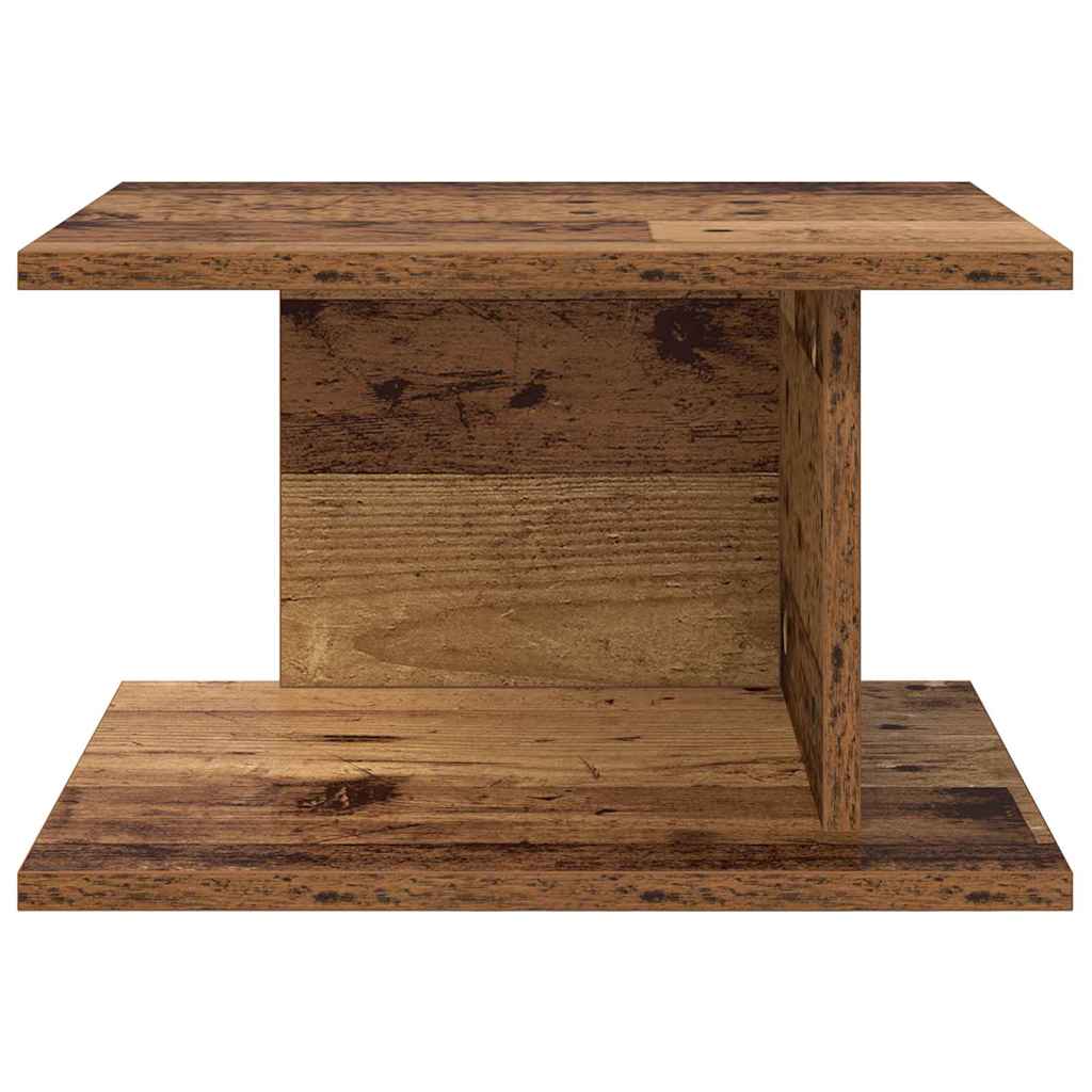Nightstand Reclaimed Wood Look 40 X 30 X 25 Cm Engineered Wood