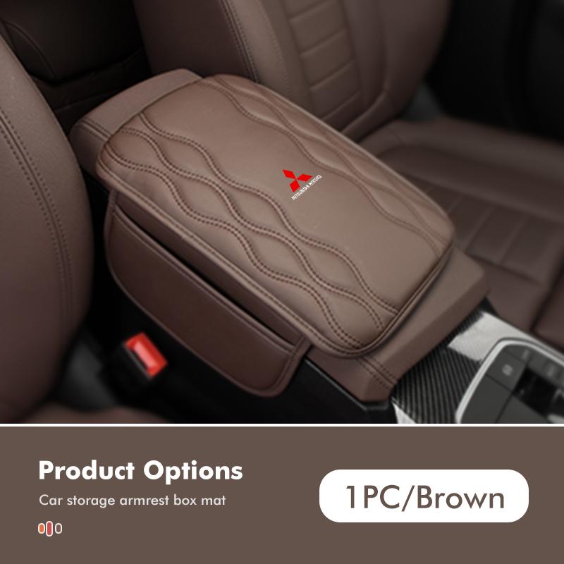 

Multi-Functional Car Armrest Storage Bag Center Console Protective Pad Accessory For Mitsubishi Lancer ASX Pajero Mirage Attrage