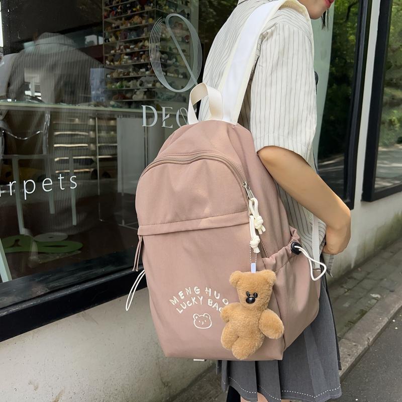 Ученики младших классов средней школы школьный рюкзак письмо большой емкости рюкзак — фото 5