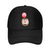 Cute Watercolor Hedgehog Holding Red Balloon Mesh Baseball Cap For Womens Unisex FeUnisex Beach Dad Hat Hip Hop