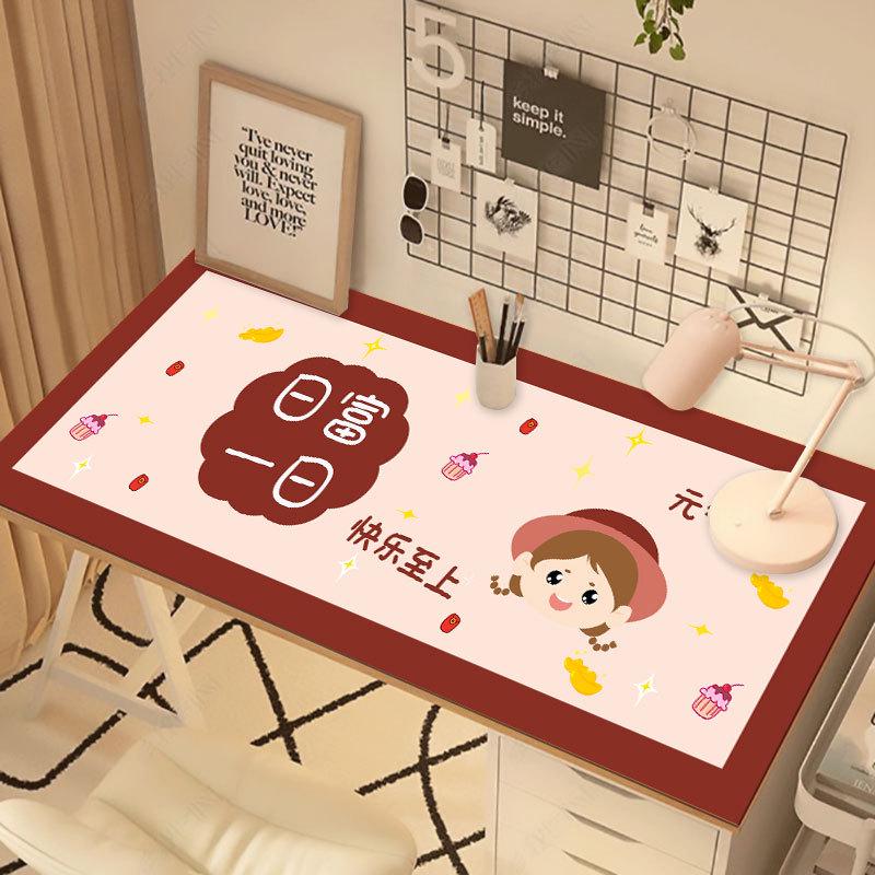 Wasserdichte und ölbeständige Schreibtischunterlage aus PVC – leicht zu reinigende, zuschneidbare Schreibunterlage für Wohnheim oder Büro.