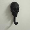 Realistic Gothic Skull Wall Hook - Embossed Skull Head Design