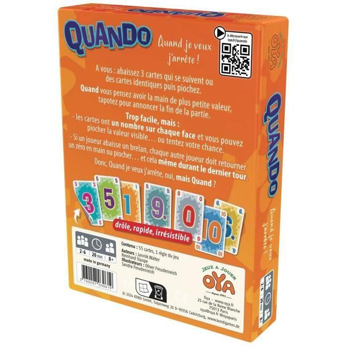 Jeu d'ambiance Oya Quando