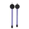 2PCS Drum Brushes High Carbon Steel Wire Brush Retractable Drumstick Brush Set for Percussion