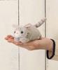 Bleu Bleuet Lying Down Chubby Cat Plush Toy (Black)