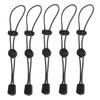 5PCS Rope Clips, Suitable for Hiking Poles, Walking Sticks, Elastic Rope Multi-purpose Tools, Hiking and Camping Accessories