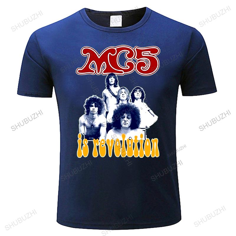 KAIXIAZ Pánské tričko Mc5 Tričko Je Bílá Revoluce Umělecká Trička Bavlna Tričko Pánské Letní Móda krátký rukáv Velikost