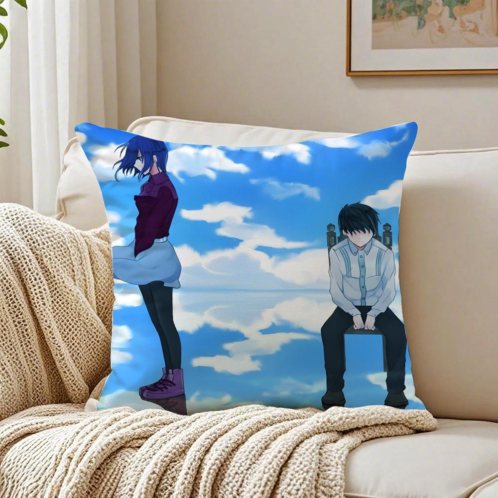 Anime Psychological TTokyo GGhoul Cushion Cover Pillowcase Antidustmite living Room Sofa Decor Cushion Room