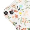 Lot of 5 Washable and Breathable Floral Pattern Sanitary Pads, Made of Super Absorbent and Reusable Cotton, M Panty Liners
