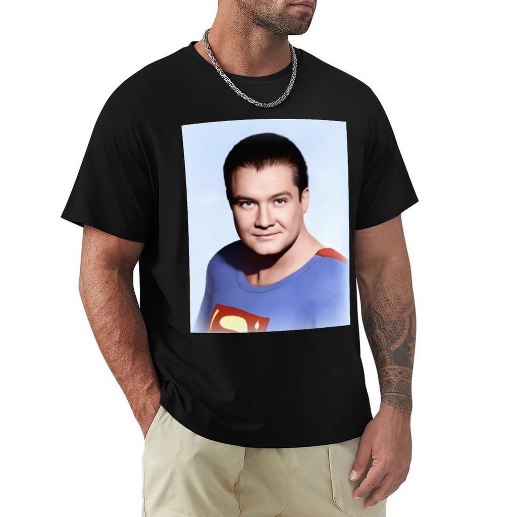 George Reeves Actor TShirt Basic Lightweight Short Sleeve Tee