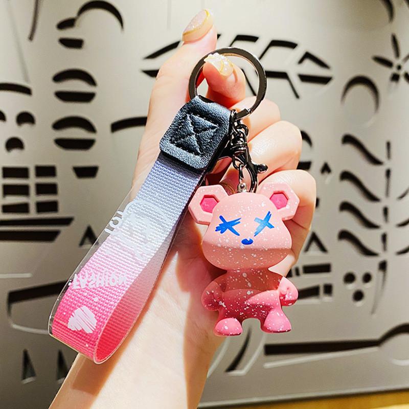 Resin Artistic Chameleon Bear Keychain Colorchanging Fun For Kids And Adults Alike