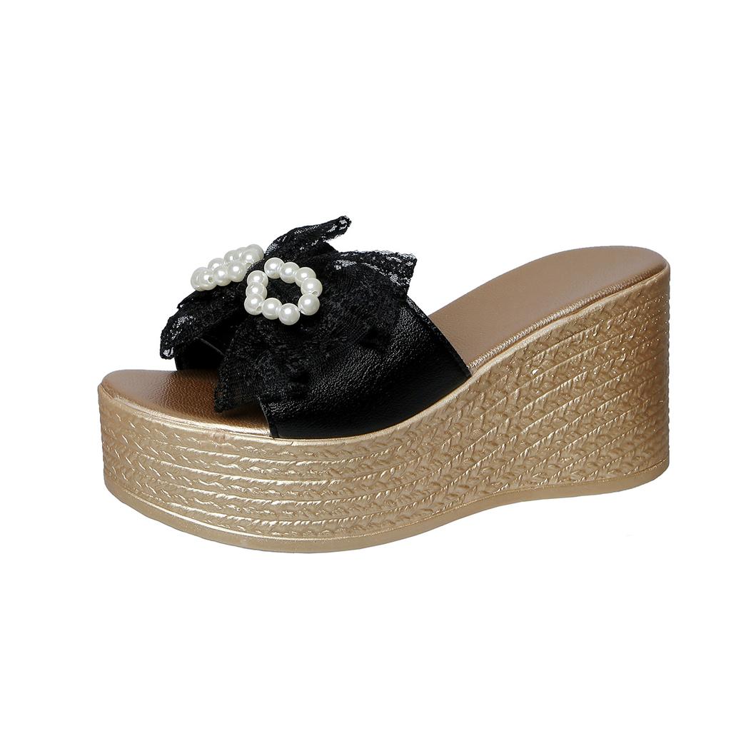 Luxury Sandals Women New Designer Wedges Sandals Women Slippers Summer Beach Platform Shoes High Heel Slippers Women