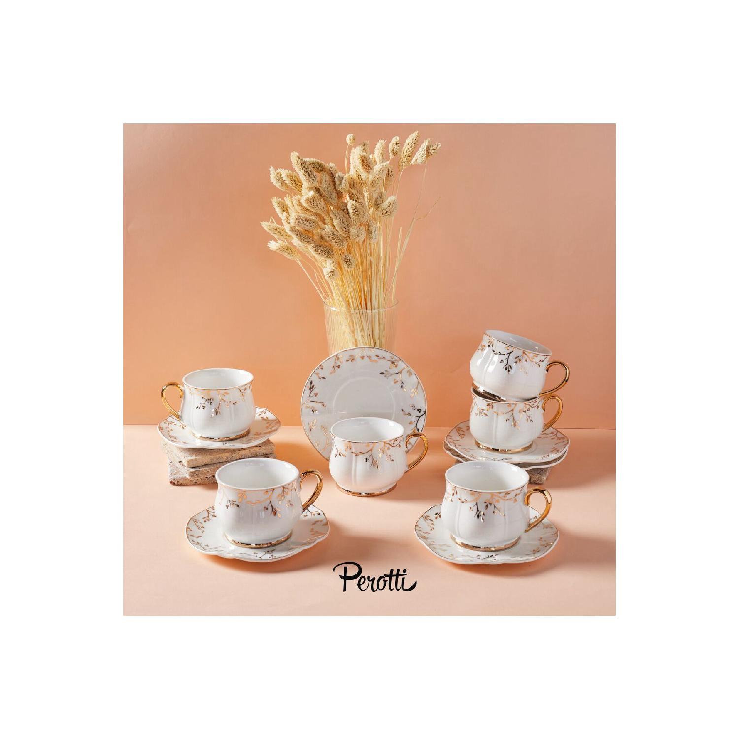 

Набор из 6 кофейных чашек белый