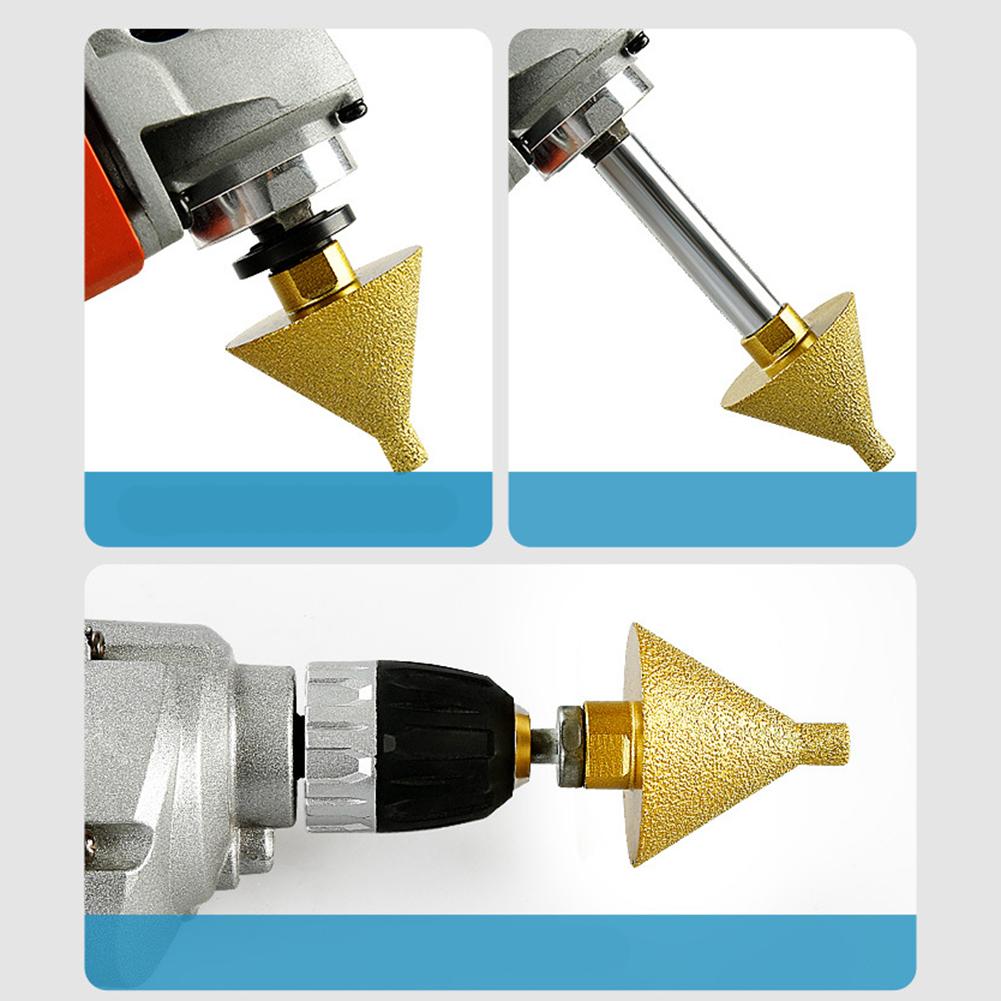 Diamond Grinding Wheel Set 2PCS for M10 Angle Grinders for Professional and Home Use in Chamfering Various Stone Materials