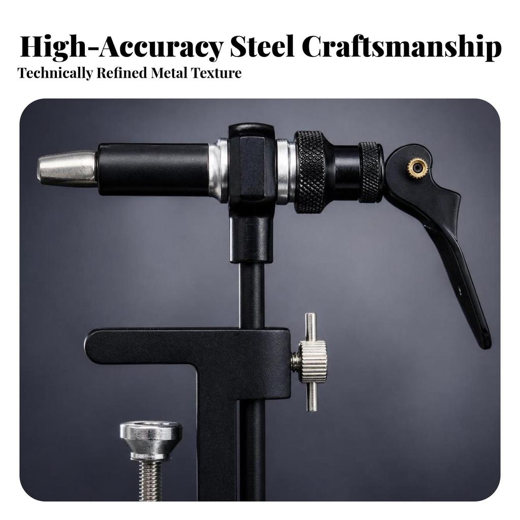Robust Fly Tying Hook Vise Adjustable Strong Tool Easy To Use for