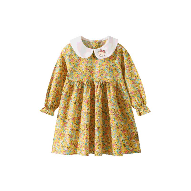 Classic Teddy Girls  Pure Cotton Floral Dress 120