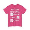 Otaku Vibes Tee | Anime T-Shirt | Just a Girl Who Loves Anime Cats 3 Ramen Shirt 2