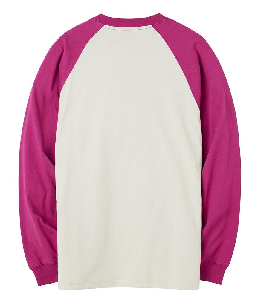 URBANAGE No Time Raglan Long Sleeve_Pink