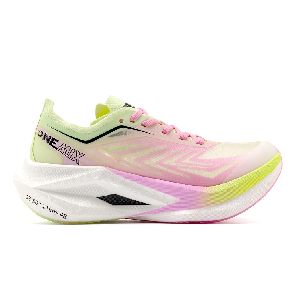 ONEMIX 2025 Nuevos Zapatos Profesionales para Correr Maratón con Tabla de Carbono Completa en la Palma, Absorción de Impactos Transpirables Elásticos Zapatos Deportivos para Hombre