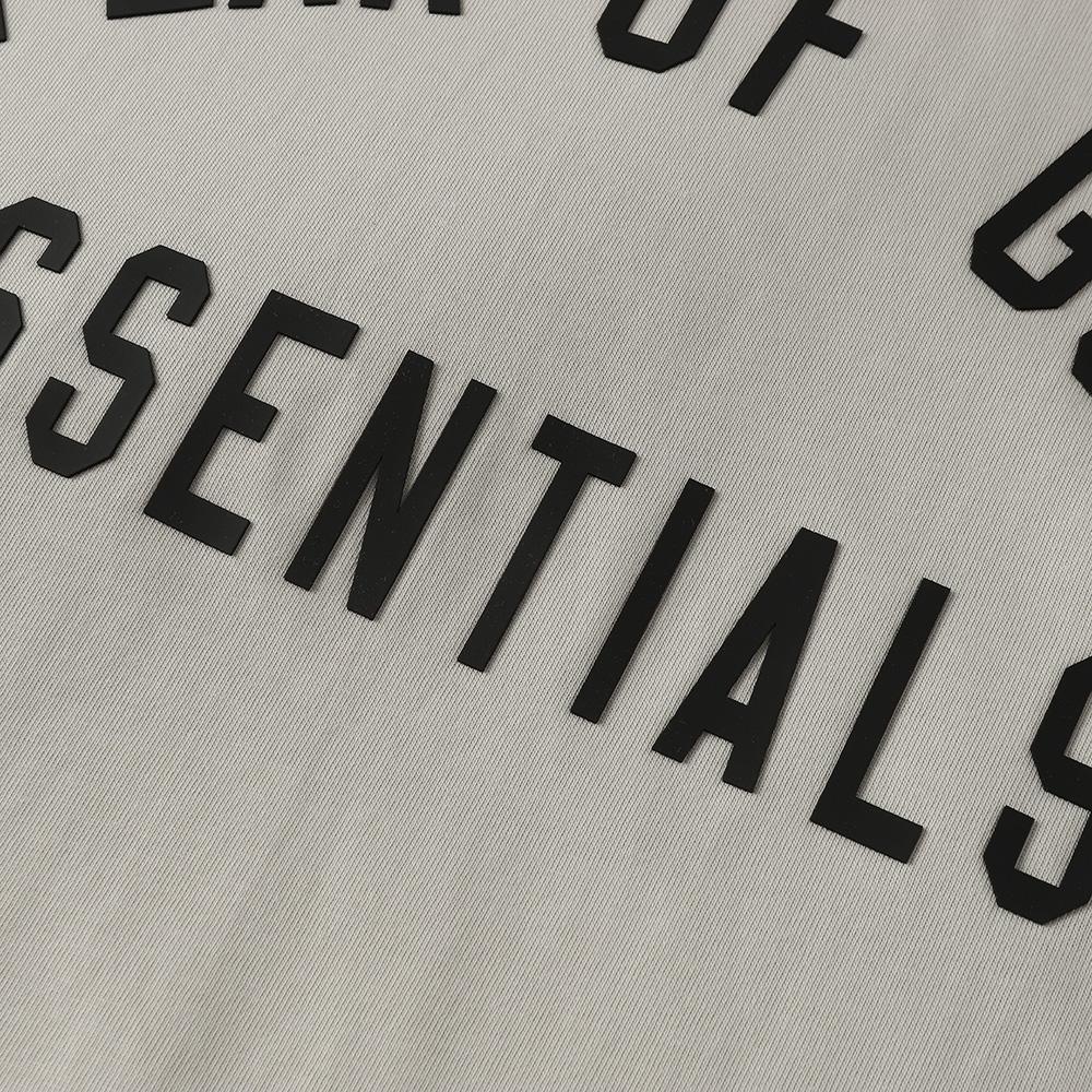 F132 FOG Essentials Bluza z okrągłym dekoltem i silikonowym logo z literami Casual Streetwear - Pulower Streetwear Unisex