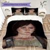 Ellie Williams Game Pattern Bedding uilt Set uilt Cover Pillowcase Home Decoration Birthday Gift (1 * duvet cover + 2 * pillowcase  without core)42
