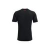 Under Armour Large Logo Print Training T-Shirt Men Tops Black 1366442-001