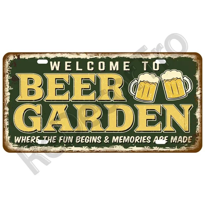 Plechová cedule s vítáním piva, studené whisky, bar, hospoda, kavárna, nástěnná dekorace, retro kovová plechová cedule, řemeslná dekorace, auto, plechové plakety