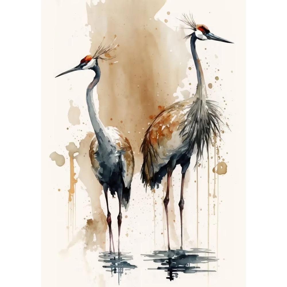 Safari Animals Watercolor Posters Colorful Children Prints Rainbow Animal Canvas Painting Wall Art Pictures Home Kids Room Decor