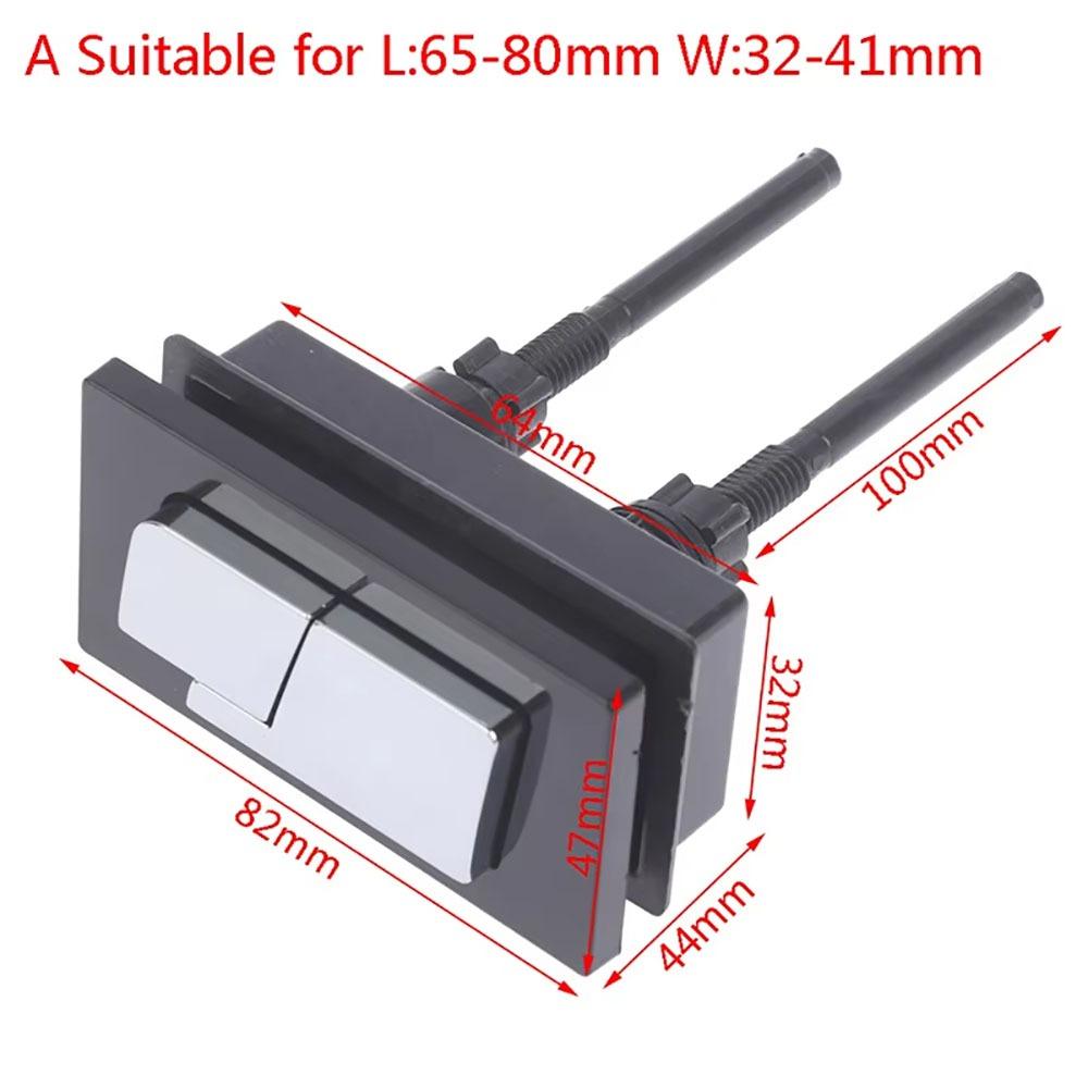 1Pcs 47/57/70mm Toilet Push Buttons Plastic Dual Flush Button  Bathroom Accessories